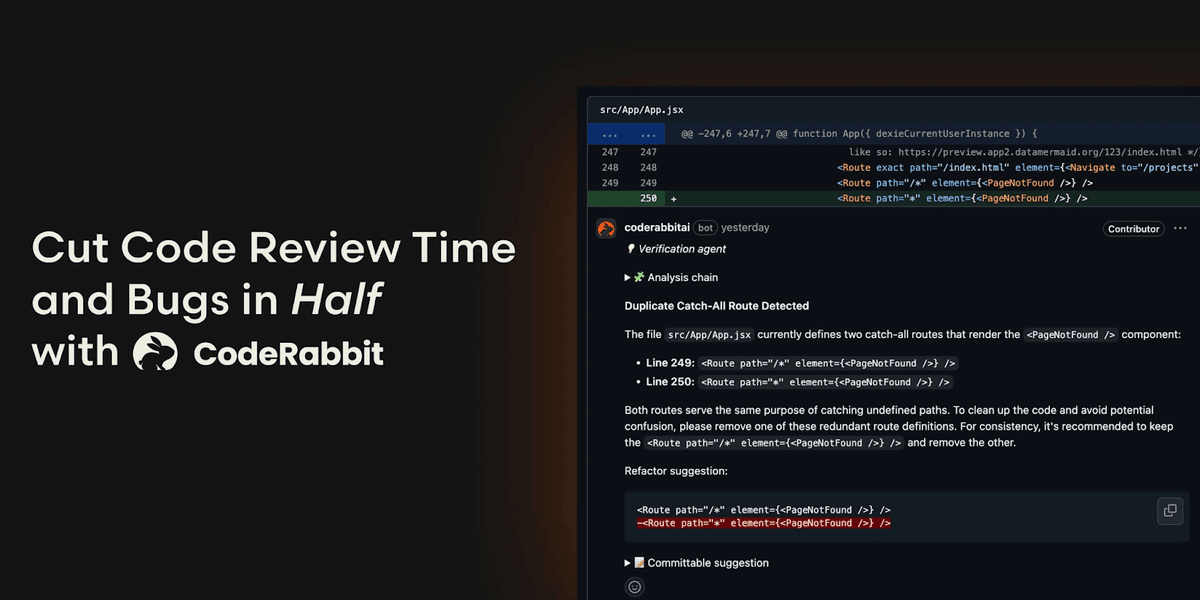 Cut Code Review Time & Bugs in Half — sponsor